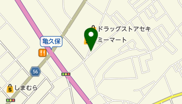 上福岡武蔵野郵便局の地図画像