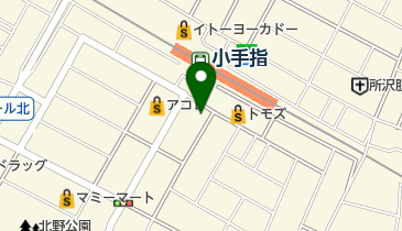 小手指駅前郵便局の地図画像