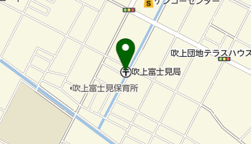 吹上富士見郵便局の地図画像