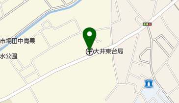 大井東台郵便局の地図画像