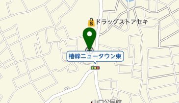 所沢椿峰郵便局の地図画像