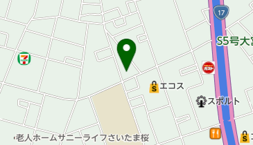 浦和栄和郵便局の地図画像