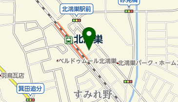 北鴻巣駅前郵便局の地図画像