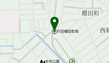 行田棚田町郵便局の地図画像