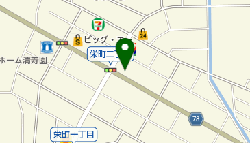 春日部栄町郵便局の地図画像