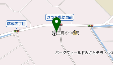 三郷さつき郵便局の地図画像