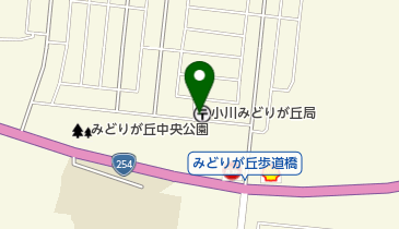 小川みどりが丘郵便局の地図画像