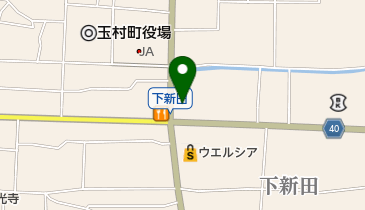 玉村郵便局の地図画像