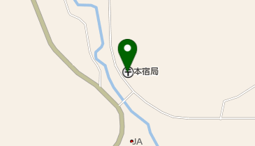 本宿郵便局の地図画像