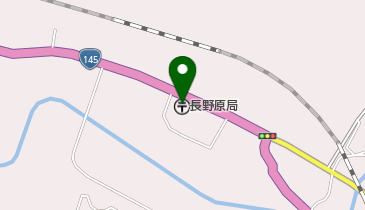 長野原郵便局の地図画像