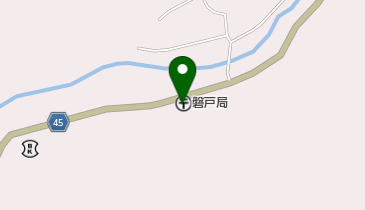 磐戸郵便局の地図画像