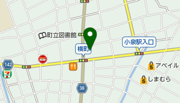 大泉郵便局の地図画像