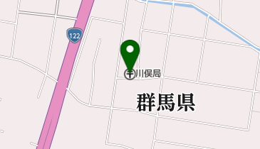 川俣郵便局の地図画像