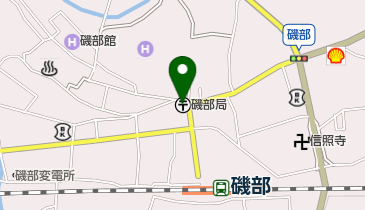磯部郵便局の地図画像