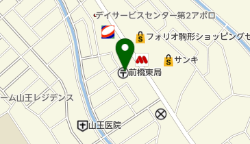 前橋東郵便局の地図画像