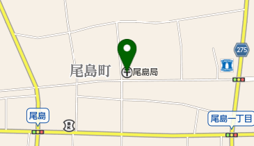 尾島郵便局の地図画像