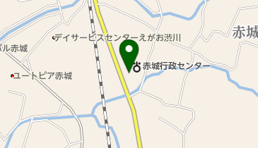 赤城郵便局の地図画像