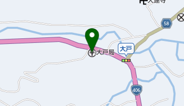 大戸郵便局の地図画像