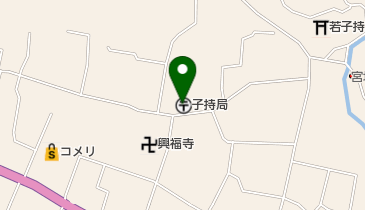 子持郵便局の地図画像