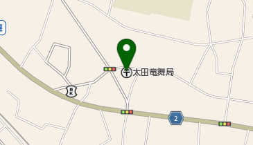 太田竜舞郵便局の地図画像