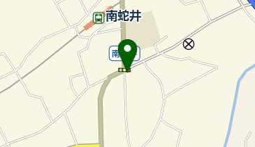 南蛇井郵便局の地図画像