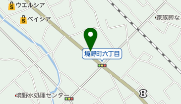 桐生境野町郵便局の地図画像