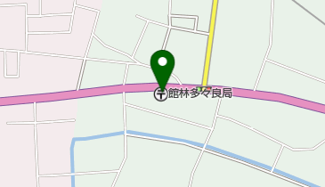 館林多々良郵便局の地図画像