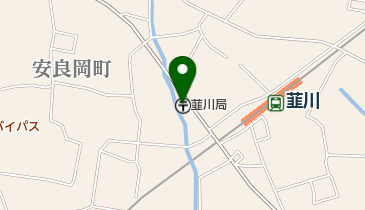 韮川郵便局の地図画像