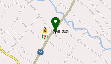 相馬郵便局の地図画像