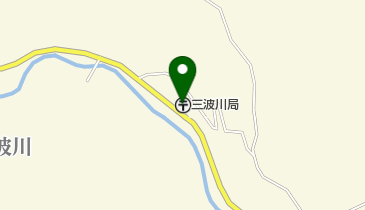 三波川郵便局の地図画像