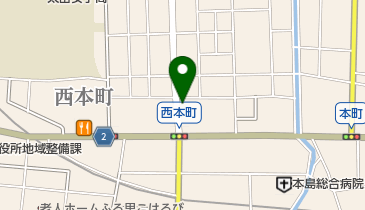 太田西本町郵便局の地図画像