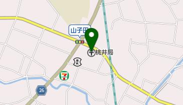 桃井郵便局の地図画像