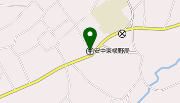 安中東横野郵便局の地図画像