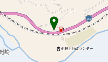 小野上郵便局の地図画像