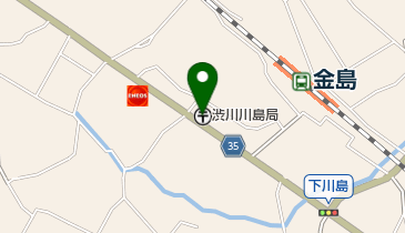 渋川川島郵便局の地図画像