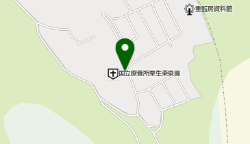 草津栗生郵便局の地図画像