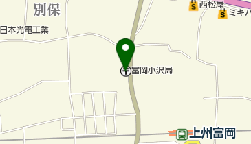富岡小沢郵便局の地図画像