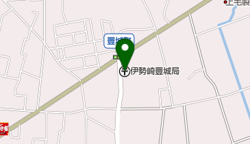 伊勢崎豊城郵便局の地図画像