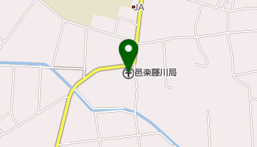 邑楽藤川郵便局の地図画像