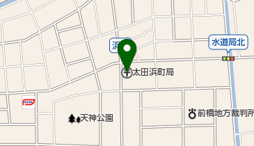 太田浜町郵便局の地図画像