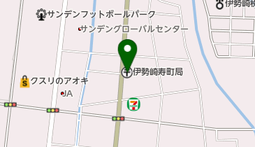 伊勢崎寿町郵便局の地図画像