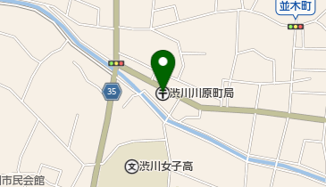 渋川川原町郵便局の地図画像