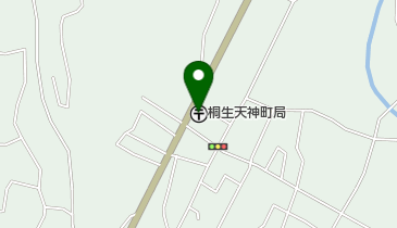 桐生天神町郵便局の地図画像