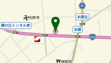 藤岡芦田町郵便局の地図画像