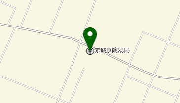 赤城原簡易郵便局の地図画像