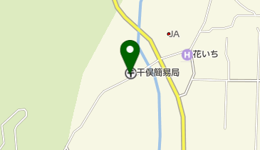 干俣簡易郵便局の地図画像