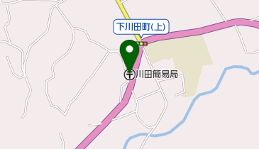 川田簡易郵便局の地図画像