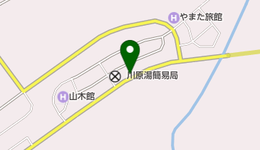 川原湯簡易郵便局の地図画像