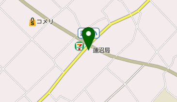 蓮沼郵便局の地図画像