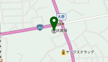 大原郵便局の地図画像